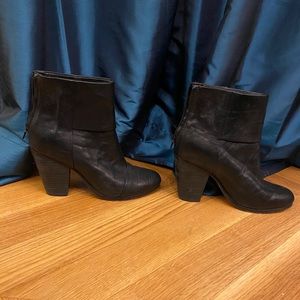 Rag and Bone Newbury Black Ankle Boots 37.5